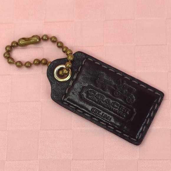 Coach Accessories - Vintage Coach 3.5"x1.5" Bag Tag. EUC